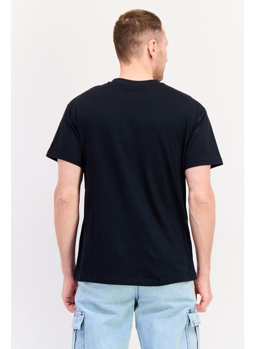 PINK FLOYD Men Crew Neck Short Sleeves Graphic Print T-Shirt, Black  - Image 2