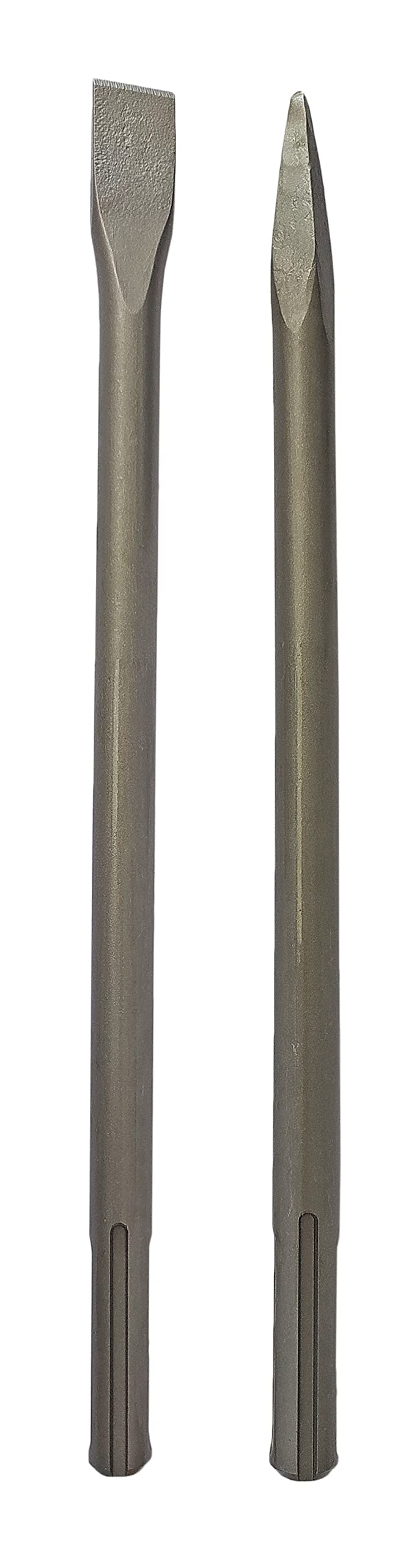 Inditrust مجموعة إندستراست لمطارق النقش المسطحة والنقطية بمقاس 18x400مم مناسبة لمطرقة الهدم - Image 1