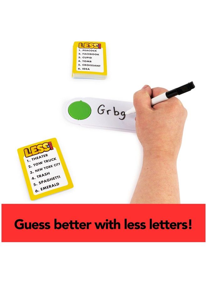 سبين ماستر جيمز أقل هو المزيد من لعبة لوحة الحفلات متعة كلمة رسالة لعبة بطاقة هدية مضحكة لعبة غرفة المعيشة ليلة لعبة عائلية للبالغين والمراهقين والأطفال الذين تتراوح أعمارهم بين 8 سنوات وما فوق - Image 4