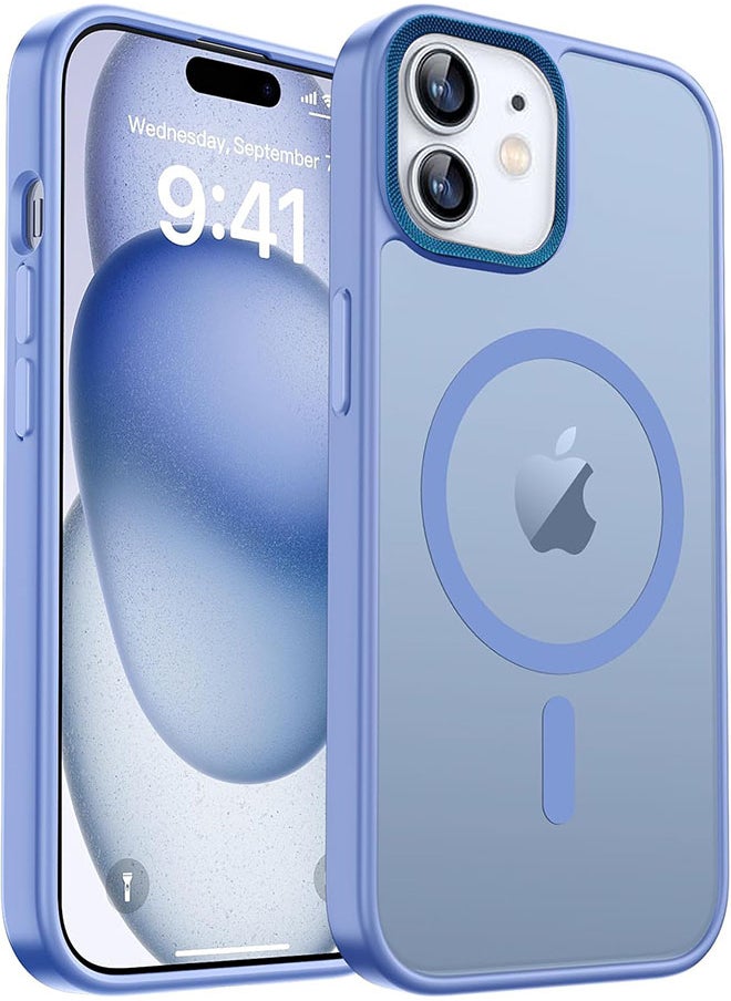 Case BENTOBEN Magnetic Iphone 11, Compatible with Wireless Charger and Magsafe Card Wallet, Simple Clear Shockproof Drop Resistant Anti-Fingerprint Case Compatible with Iphone 11 - Lavender