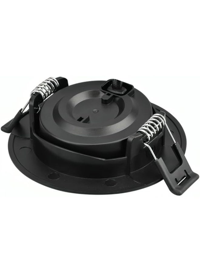 Melfi Adjustable Round Led Downlight 7W 240Vac -Black Ceiling Spotlight Ip40 Rated | For Indoor Home And Office Use (Daylight, Pack Of 4) - Image 2