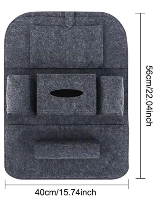 Niralasa Niralasa Car Auto Seat Back Organizer Back Seat Organiser Mobile Pen Tissue Lunch Box Holder Multi Pocket Storage Hanger for All Cars - Image 4