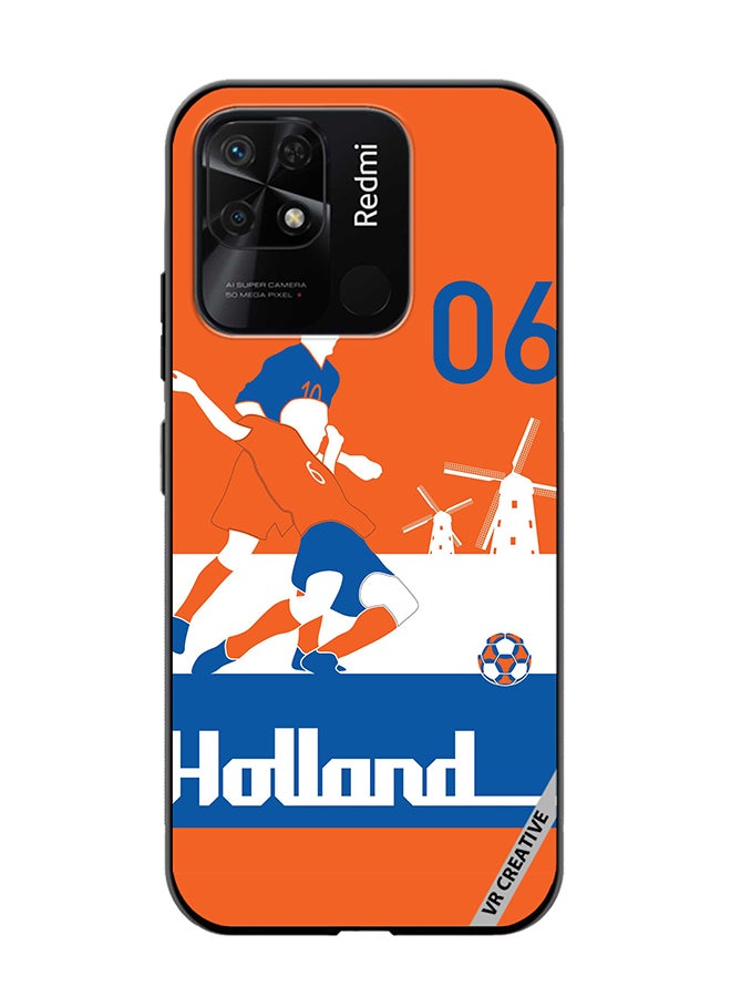 VR CREATIVE Protective Case Cover For Xiaomi Redmi 10C Holland Football Soccer Players Design Multicolour - Image 1