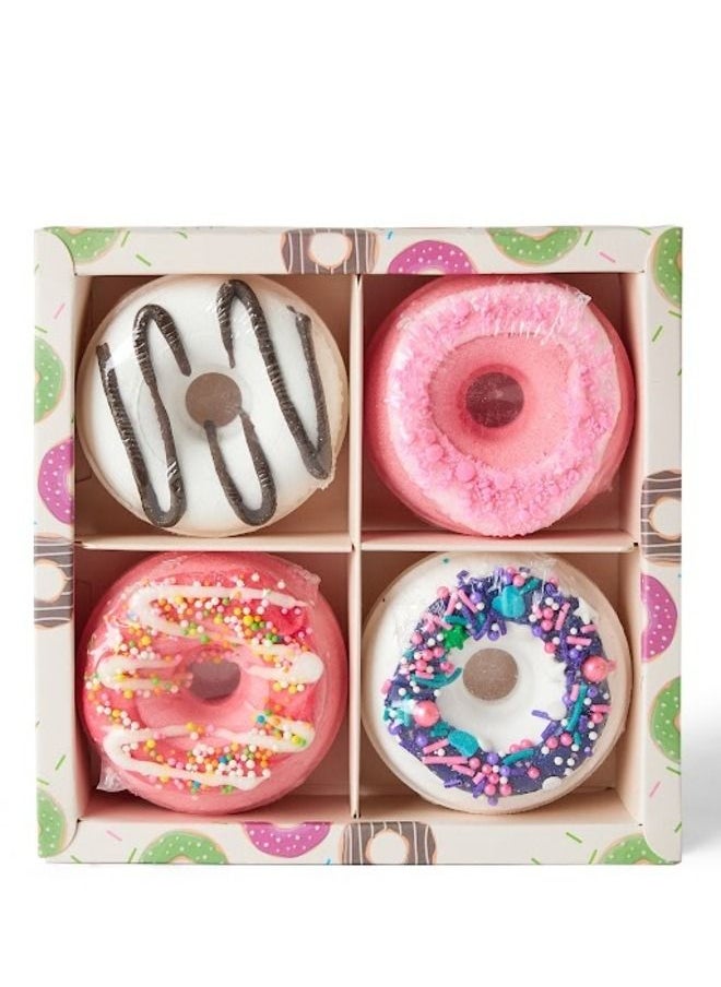 ES Store - 4-Piece Donut Designed Bath Bomb Set - Image 1