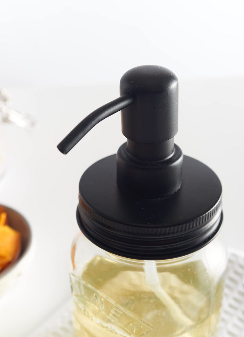 Kilner Premium 500ml Glass Liquid Soap & Lotion Dispenser | Refillable Bathroom/Kitchen Bottle with Stainless Steel Pump | BPA-Free, Rust-Resistant, Eco-Friendly - Image 5