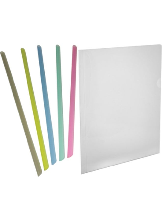 Report Cover A4Backbone Clip Polypropylene Clear