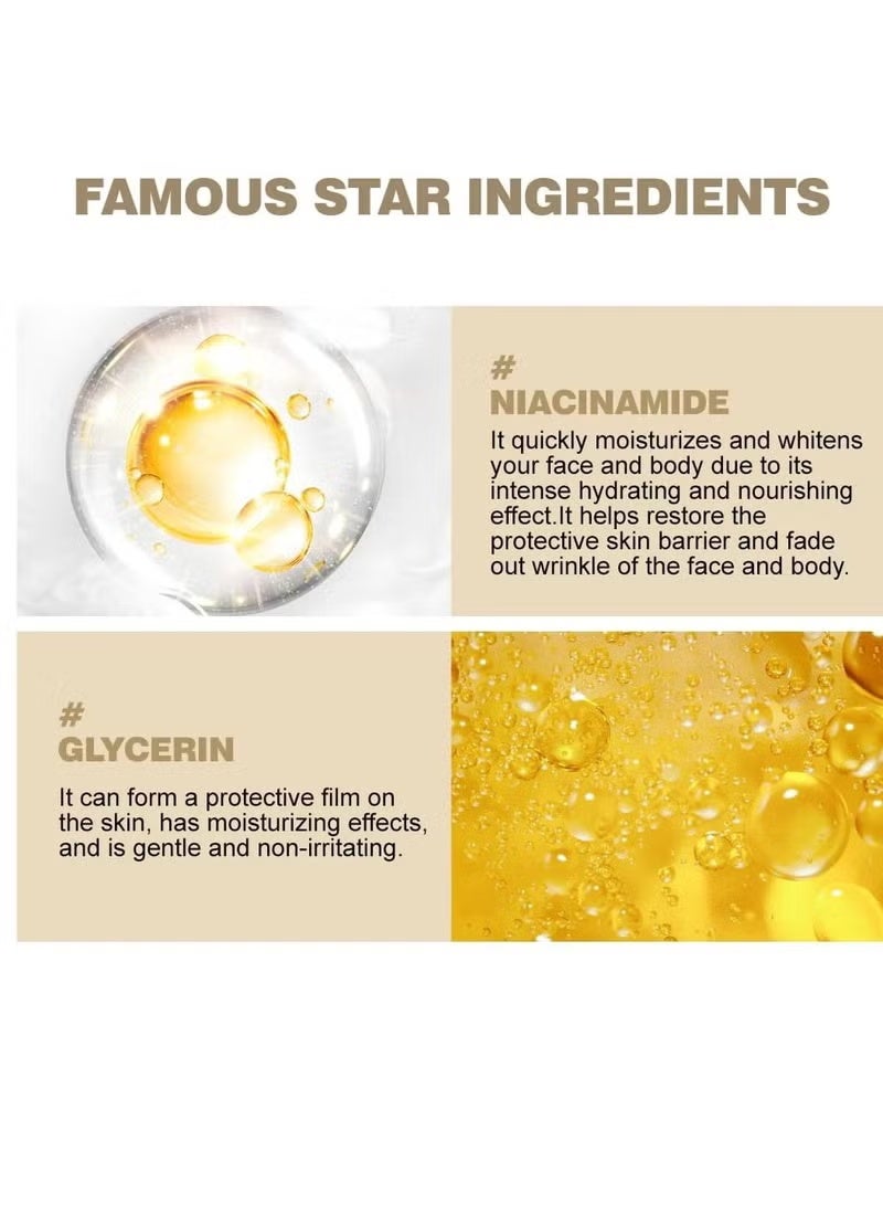 Ashley Niacinamide Pure Serum 520ml for Face and Body Skin Brightening Hydrating Serum Large Size Daily Moisturizer for All Skin Types - Image 4