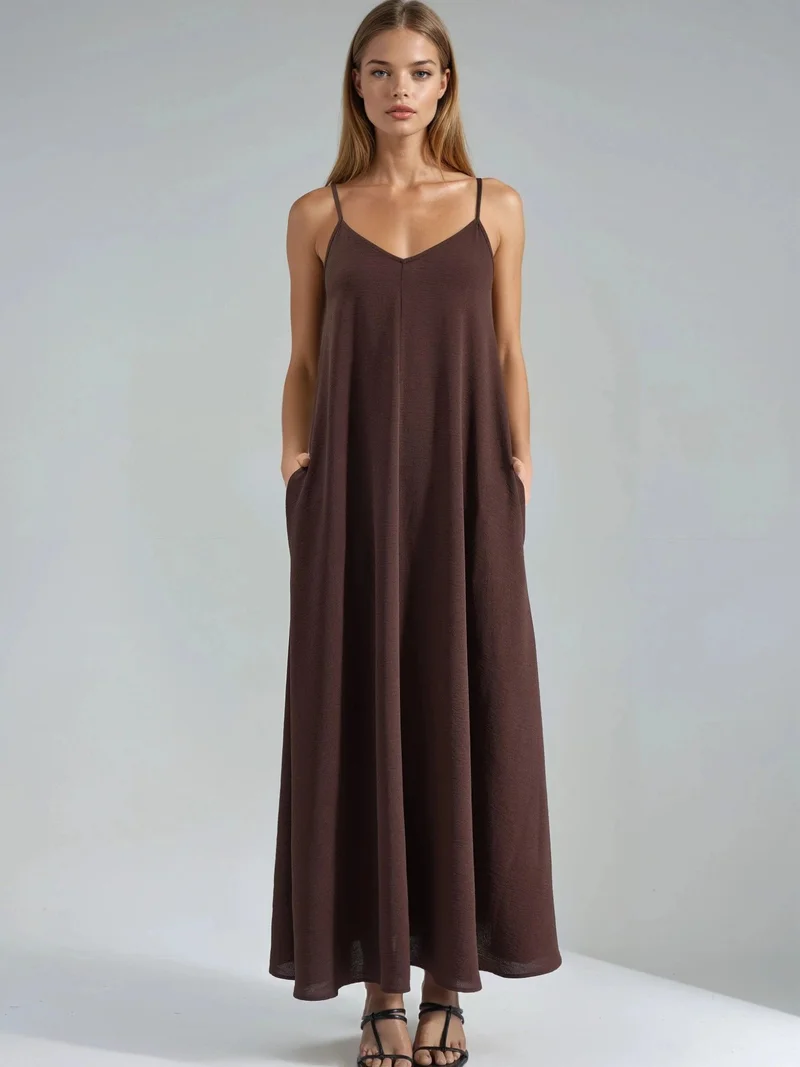 هيكاب فستان ماكسي على شكل حرف