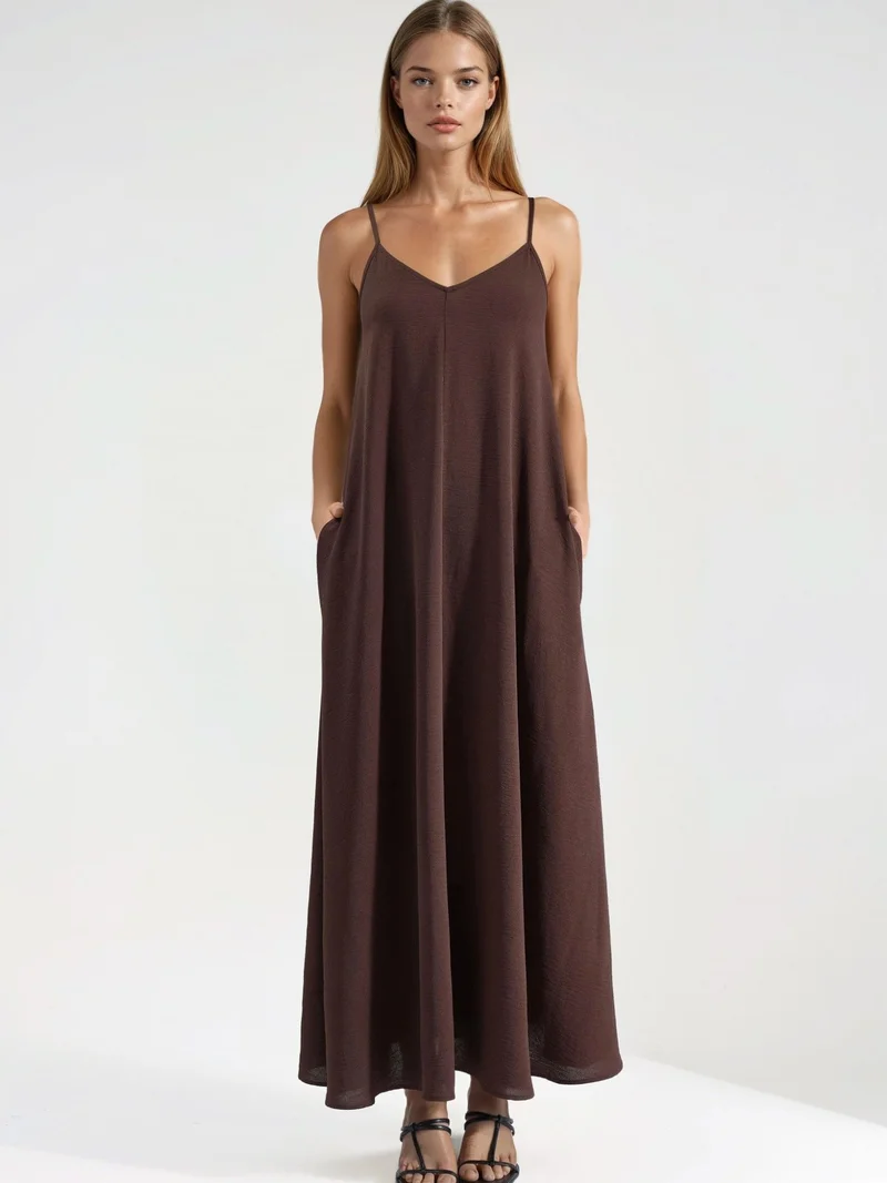 هيكاب فستان ماكسي على شكل حرف