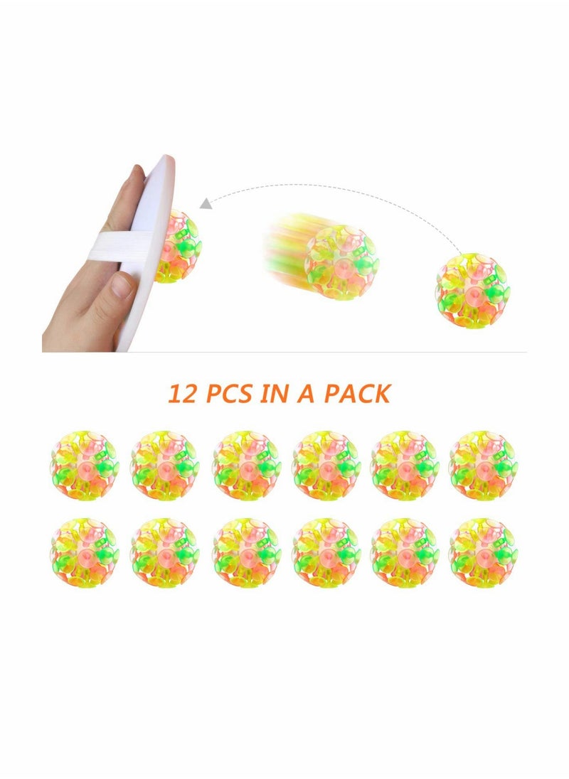 SYOSI Suction Cup Ball Toys Parent-Child Interaction Sucker Ball Kids Plaything Party Toy for Children, Pack of 12  - Image 2
