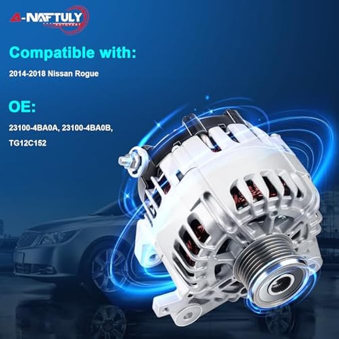A-NAFTULY Alternator Fits for 2014 2015 2016 2017 2018 2019 Chevy Silverado 1500 2500 3500 Suburban Tahoe GMC Sierra Yukon XL Cadillac Escalade, 4.3L 5.3L 6.0L 6.2L 6.6L,150A, 84143542 (All New) - Image 2
