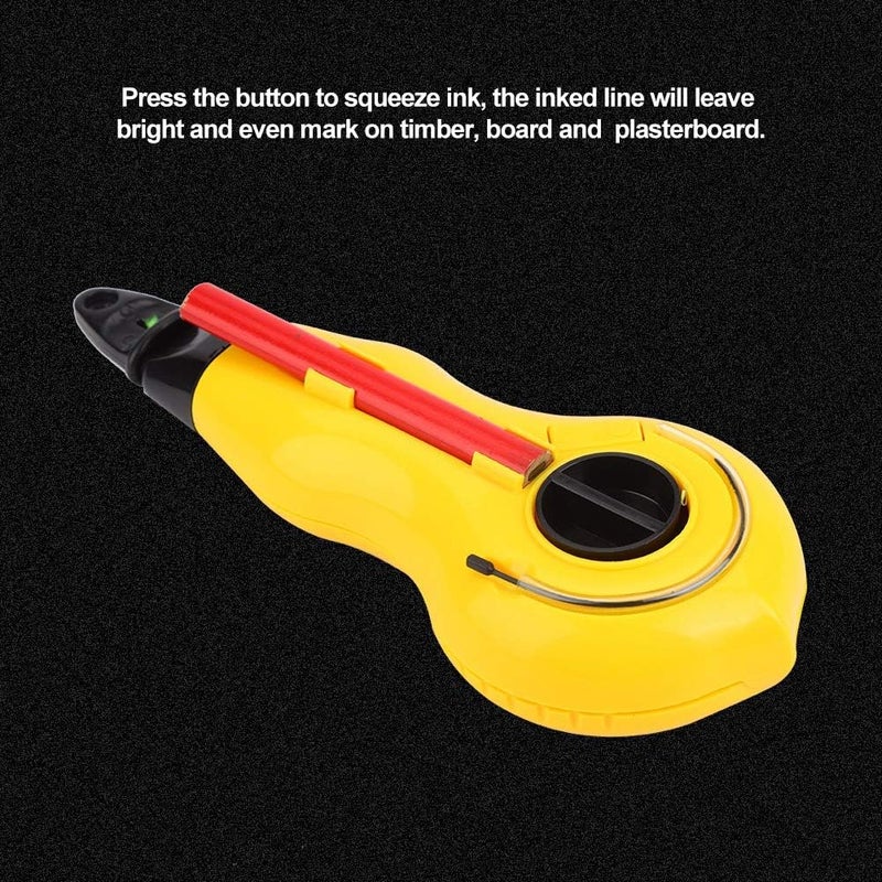 klarako علامة خط الطباشير، قلم حبر مصغر، أداة مستوى خيط تلقائي للنجارين، النجارة، البناء - Image 3
