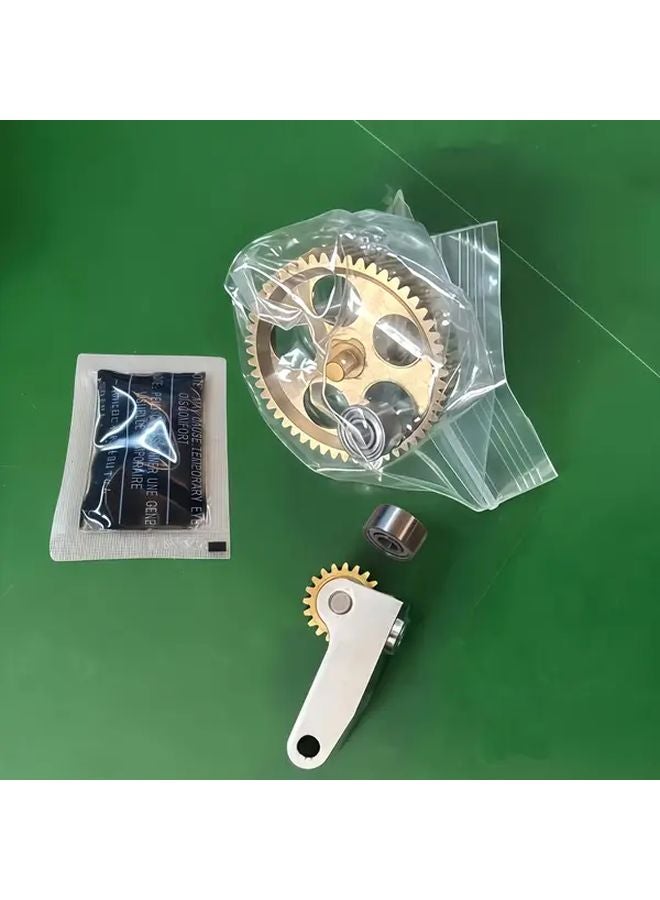 طقم ترس بثق معدني بالكامل لطابعة Bambu Lab P1 X1 Series ثلاثية الأبعاد - ترقية فولاذ ونحاس مطلي بـ DLC - Image 1