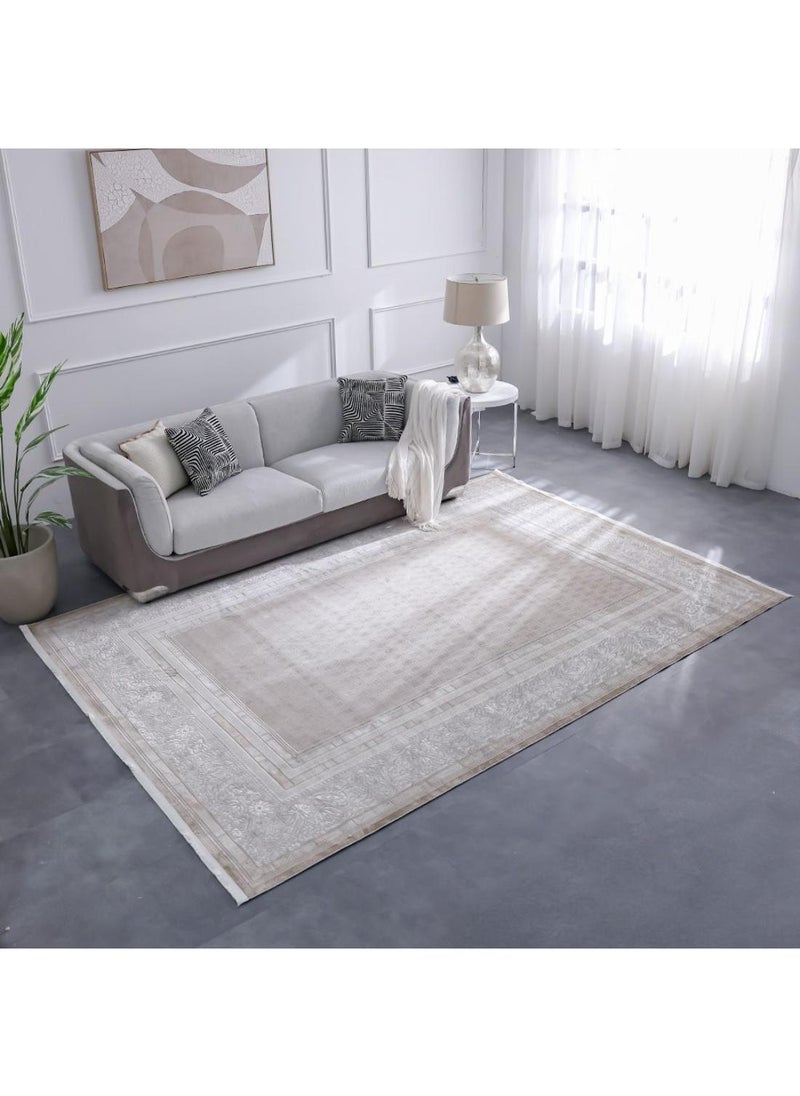 DANUBE HOME Pearl Artsilk Rug  Polyester Area Rug Floor Covering L230xW160cm-Gold Multi  - Image 4