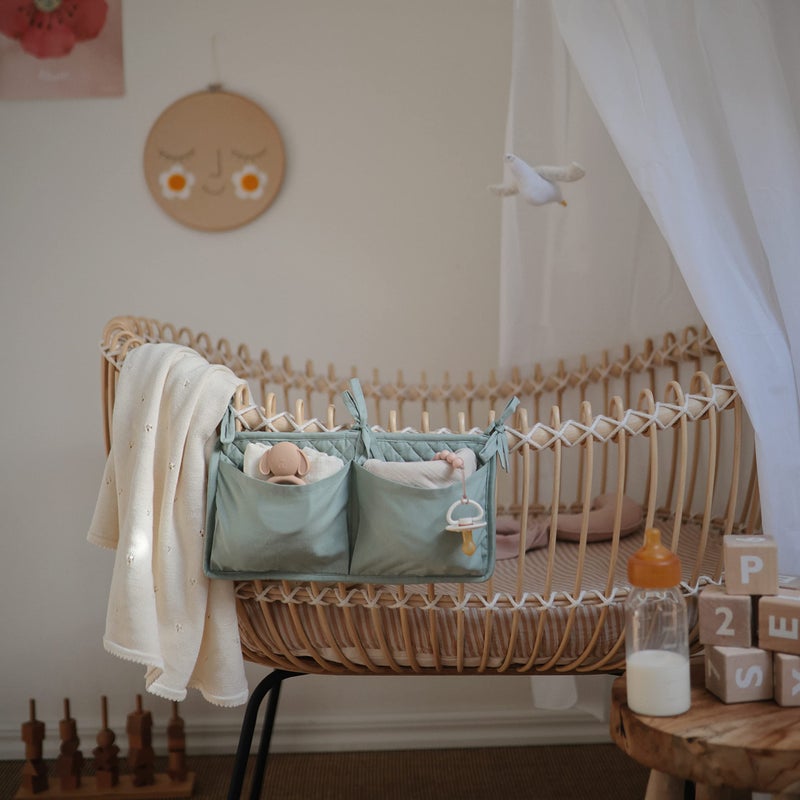 mushie 100% Silicone Baby Pacifier Clip BPA Free | Hera (Tradewinds) - Image 5