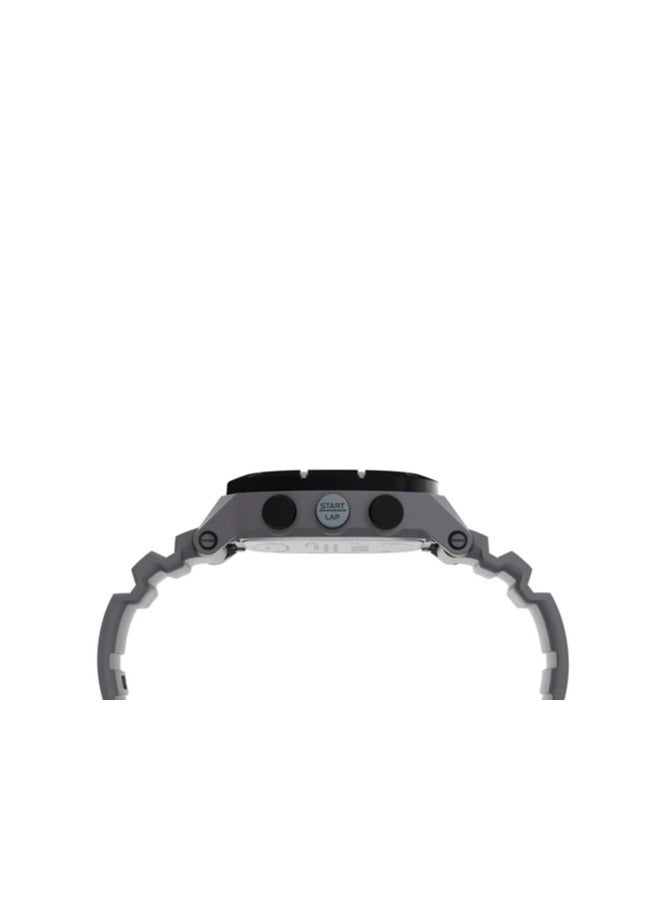 Timex Resin Digital Unisex's Watch With Grey Silicone TW5M35300 - Image 2