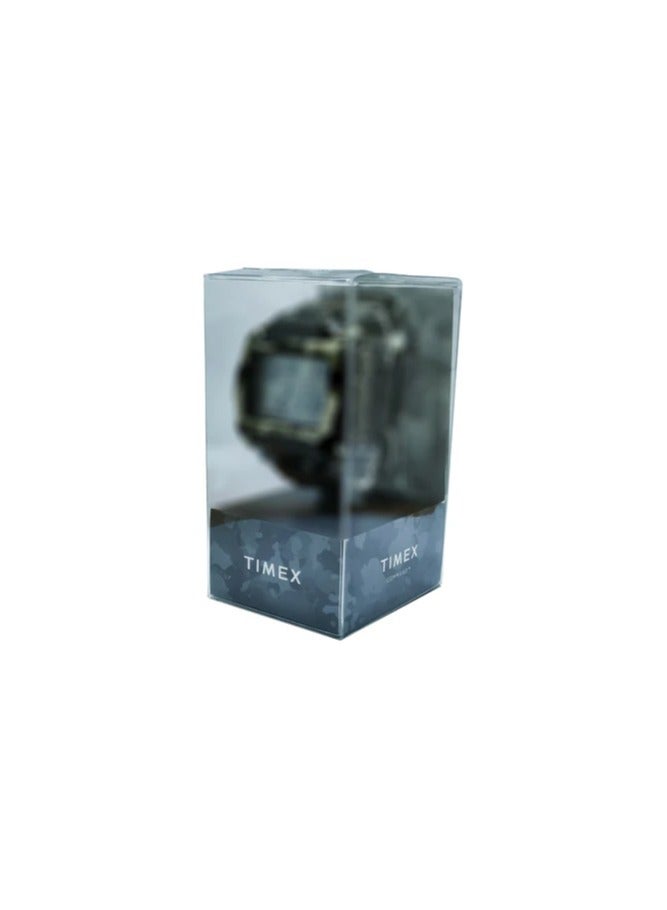 Timex Resin Digital Unisex's Watch With Grey Silicone TW5M35300 - Image 5