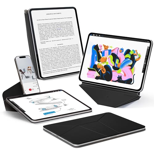MOFT Dynamic Folio Case for iPad Pro 11- inch (M5 2025 / M4 2024), Slim Magnetic Stand Case with 20+ Viewing Angles, Auto Wake/Sleep, Ultra Thin, Jet Black - Image 1