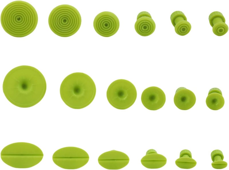 Green Nylon Dents Puller Set of 18 Multifunction Size for Effective Car Body Dents Restoration Home or Professional Use Car Maintenance Dents Tool - Image 5