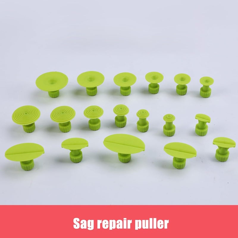 Green Nylon Dents Puller Set of 18 Multifunction Size for Effective Car Body Dents Restoration Home or Professional Use Car Maintenance Dents Tool - Image 3