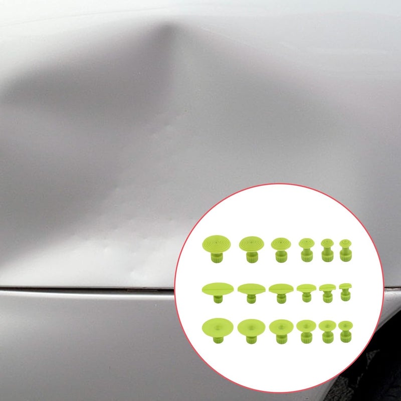 Green Nylon Dents Puller Set of 18 Multifunction Size for Effective Car Body Dents Restoration Home or Professional Use Car Maintenance Dents Tool - Image 2