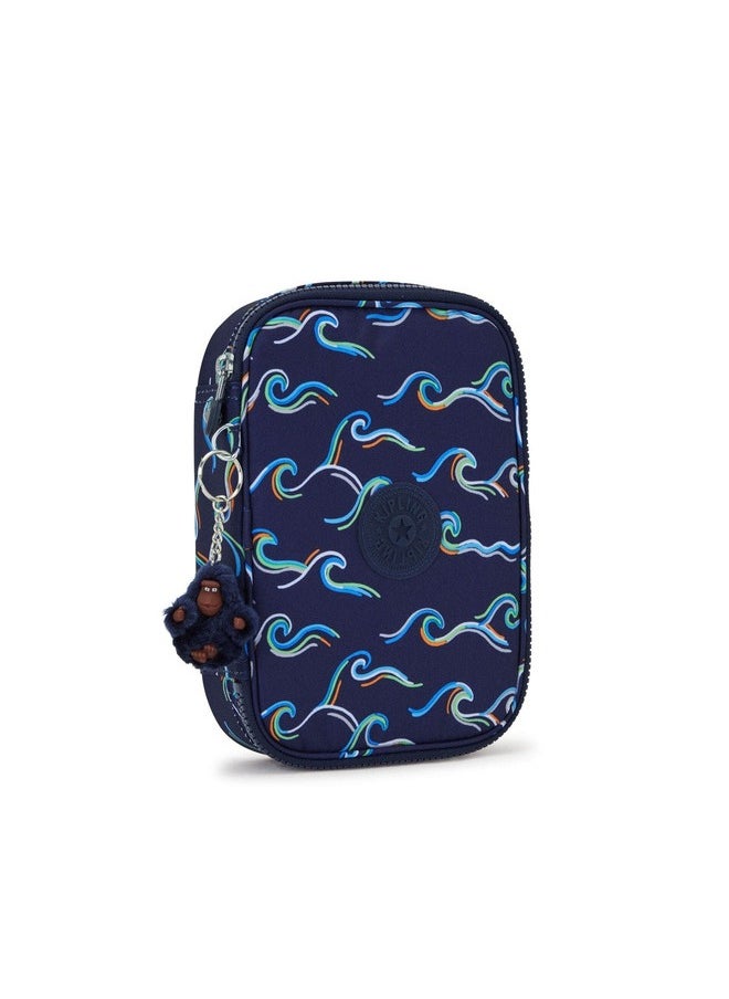 kipling 100 Pens Fun Ocean Print Large Pencase  - Image 4