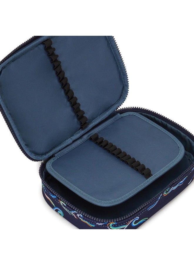 kipling 100 Pens Fun Ocean Print Large Pencase  - Image 5