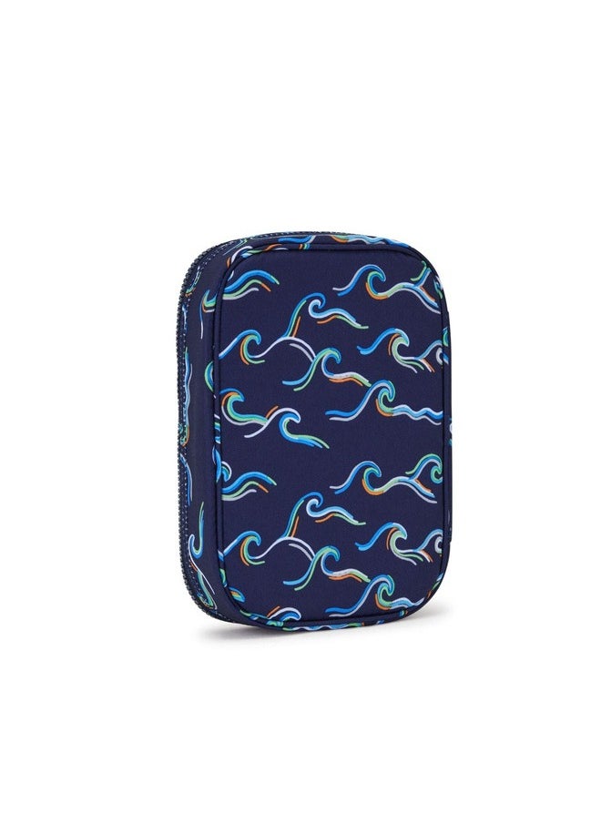 kipling 100 Pens Fun Ocean Print Large Pencase  - Image 2
