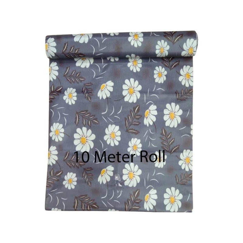 Pop Shade Pop Shade 10 Meter Rectangular Long Shelf Protector for WardrobeSheet RollMat for Drawer KitchenShelf Liner for Kitchen Shelves Shelf Roll for AlmirahAnti Slip and Waterproof Size 45x1000 cm  - Image 1