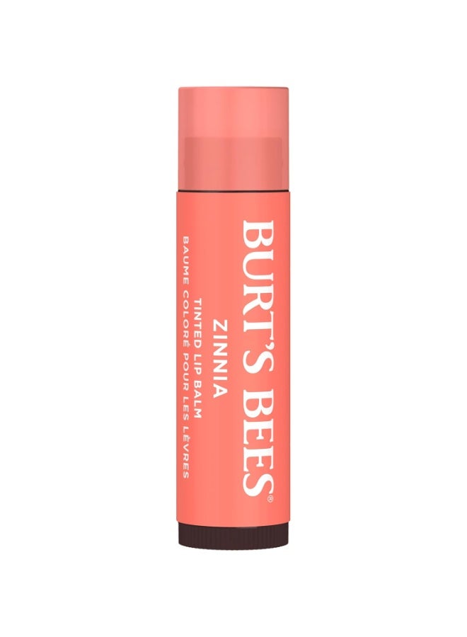 Burt's Bees 100% Natural Moisturizing Tinted Lip Balm, Zinnia, Pack of 2 | 4.25g Each - Image 2