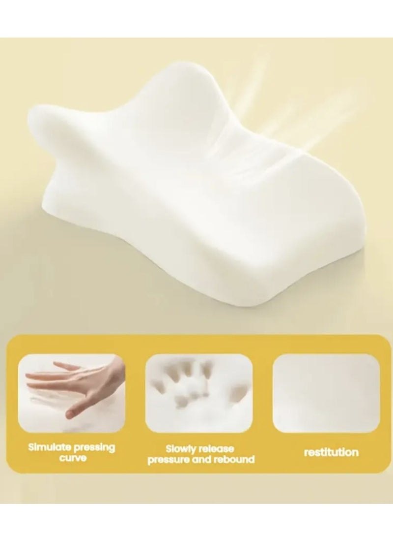 Adult Ergonomic Memory Foam Bed Triangle Wedge Pillow Headboard for Sitting up Back Neck Pain Relief with Face Down Massage Prone Pillow Function for Reading, with Washable Cover - Image 5