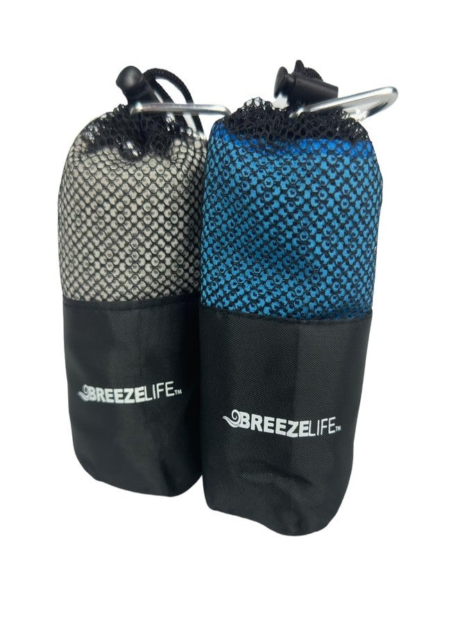 Breezelife Breeze Life Cool WRAP Microfiber Cooling Towels for Hot Weather, Cooling Neck Wraps, Instant Relief Sports Towel for Athletes, Running, Yoga, Workout, Golf, Biking, 2 Pack - Image 5
