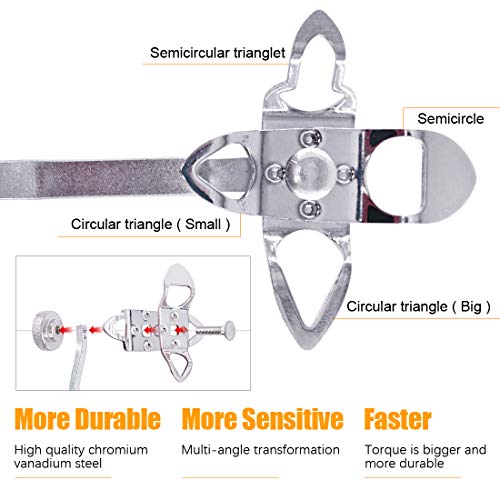 Rustark 12 Piece Windshield Installation Tools kit, 10 Piece Stick Setting Tool, 1 Piece Offset Windshield Installing Tool, 1 Piece Cotter Pin Puller for Installing Windshield Gaskets, Trim and Strips - Image 4