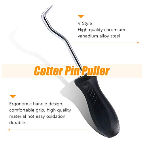 Rustark 12 Piece Windshield Installation Tools kit, 10 Piece Stick Setting Tool, 1 Piece Offset Windshield Installing Tool, 1 Piece Cotter Pin Puller for Installing Windshield Gaskets, Trim and Strips - Image 5