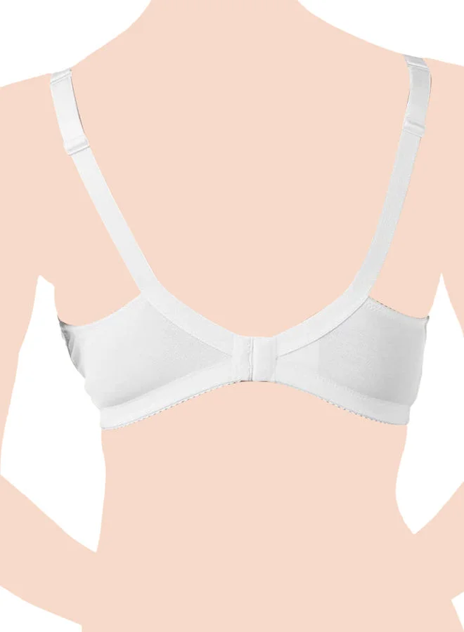 Chicco Cotton Stretch Nursing Bra 4C, White