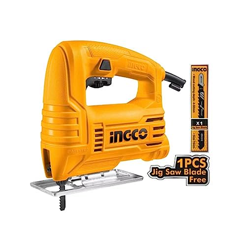 INGCO JS400285 Jig saw 400W JS400285| 400W | 800-3000rpm | With 1pcs saw blades (1 Set) - Image 1