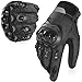 COFIT Breathable Mesh Motorcycle Gloves Touchscreen Protective Motorbike Gloves for Men and Women BMX ATV MTB Riding Road Racing Motocross Racing Cycling Black M - Image 2