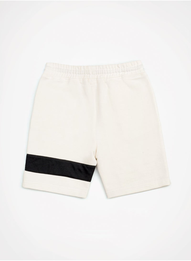 Web Denim Web Denim 100% Cotton Fleece Regular Fit Teens Knit Shorts Stylish, Comfortable Bottoms For Boys  - Image 2