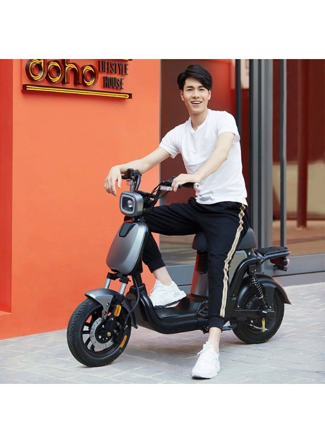 48V Electric Bicycle T1 350W Brushless Motor 14Ah Lithium Battery City Commuter E Bike Long Range Smart Riding - Image 3