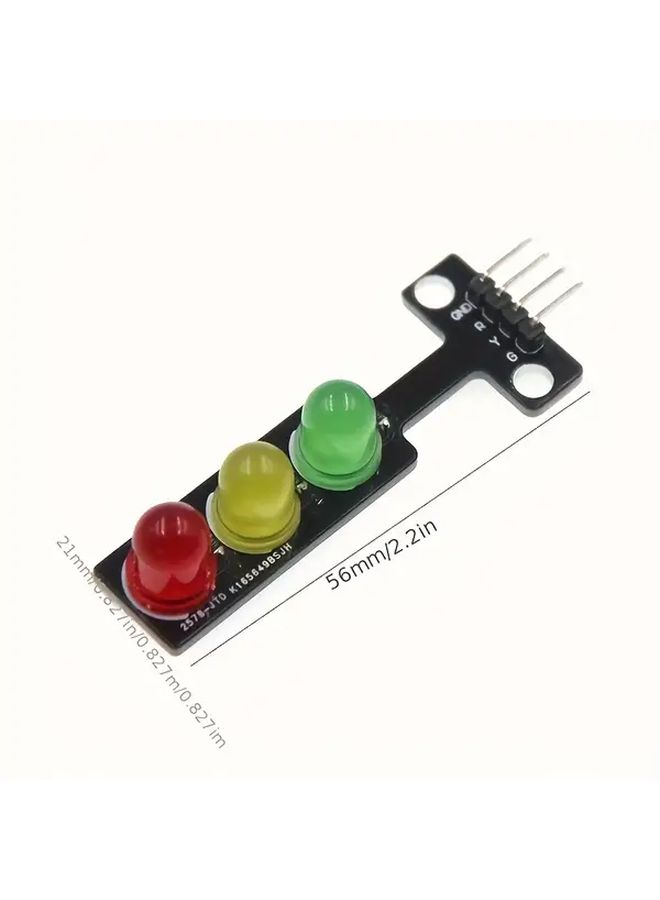 LED Traffic Signal Light Module 2pcs Robotics Accessory 4 Colors Red Yellow Green Blue - Image 2