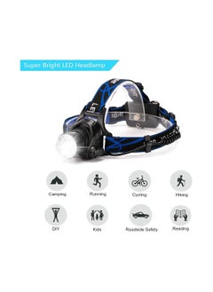 NNEWVANTE Led Head Torch Headlamp 1000 High Lumens Head Torches With 3 Light Modes, Adjustable & Zoomable Headlights For Safety & Durable Use, Suitable For Camping, Hiking, Running - Super Bright Flas  - Image 2