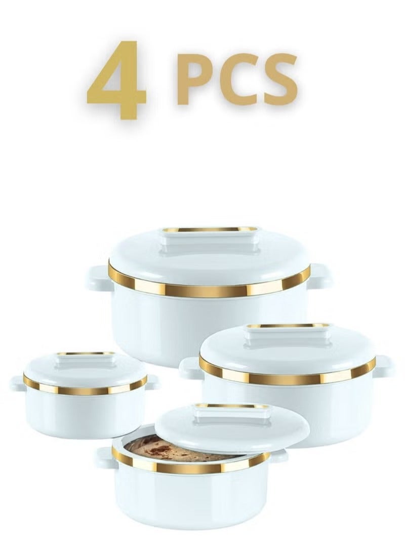 ميلتون طقم حافظات طعام حرارية – 4 قطع بأحجام 500، 1000، 1500، و2500 مل | يحافظ على الطعام ساخنًا ولذيذًا دائمًا - Image 1