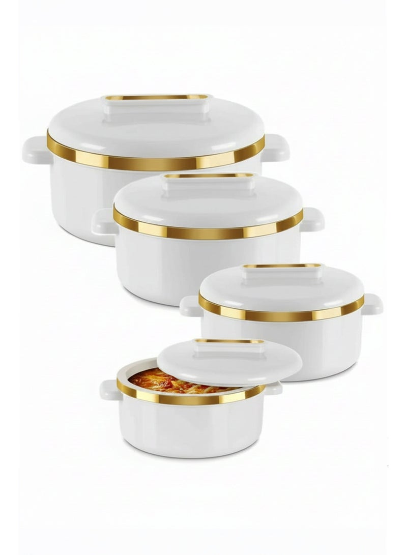 ميلتون طقم حافظات طعام حرارية – 4 قطع بأحجام 500، 1000، 1500، و2500 مل | يحافظ على الطعام ساخنًا ولذيذًا دائمًا - Image 2