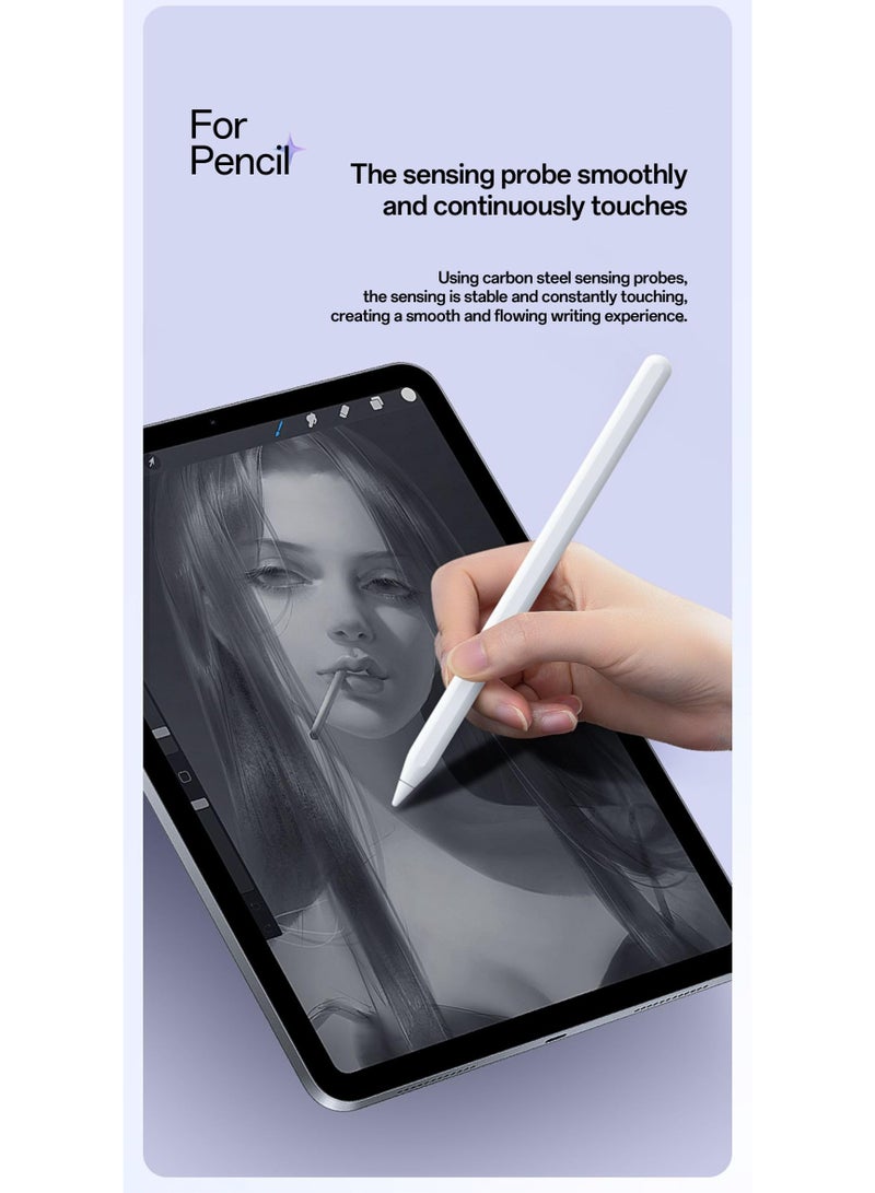 رؤوس قلم بديلة لقلم آبل الجيل الأول والثاني وUSB-C، وقلم لوجيتك كرايون الرقمي مع حافظة - Image 5