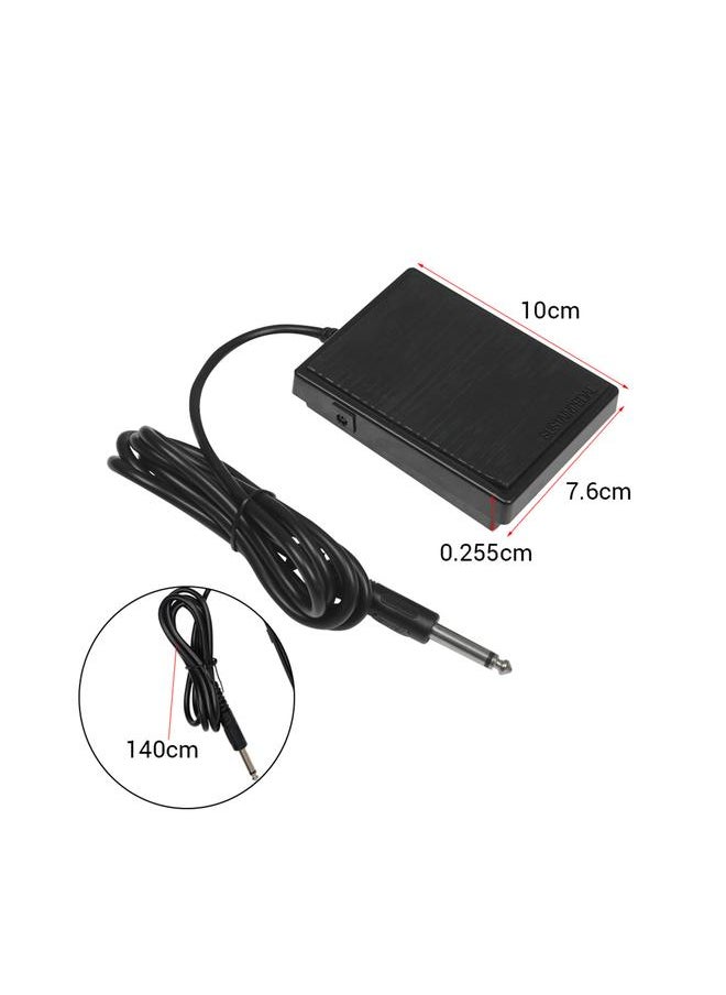 Thoraya Universal Sustain Pedal Keyboard Foot Damper Pedal with 6.35mm Plug for Electronic Organ MIDI Keyboards Digital Pianos Electronic Drum  - Image 5