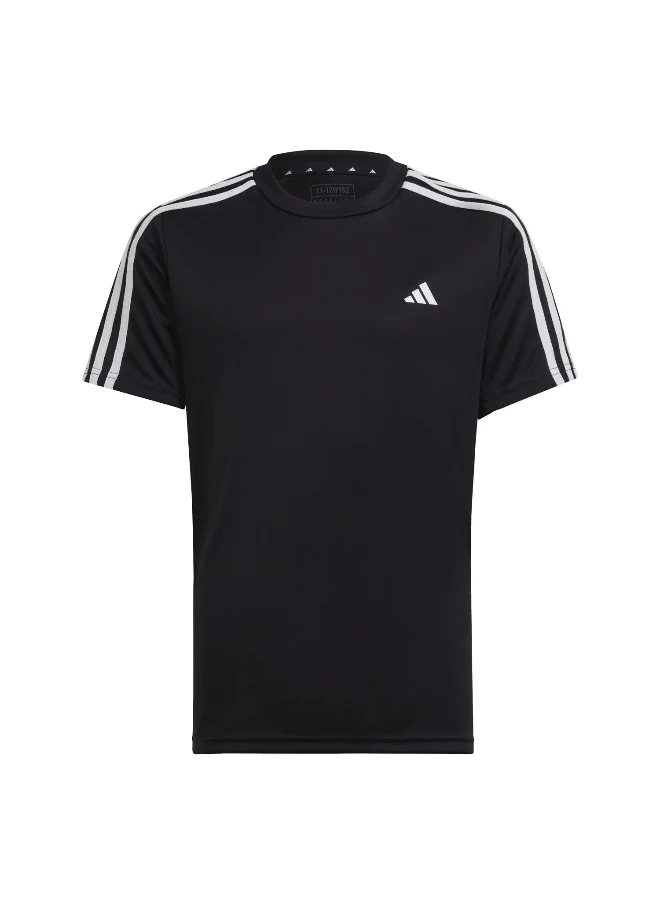 Adidas adidas U Tr-Es 3S T Black Training T-Shirts 5-6Y