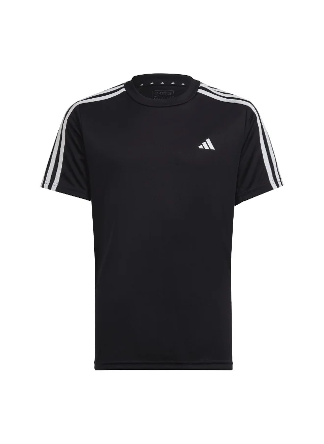 Adidas adidas U Tr-Es 3S T Black Training T-Shirts 5-6Y