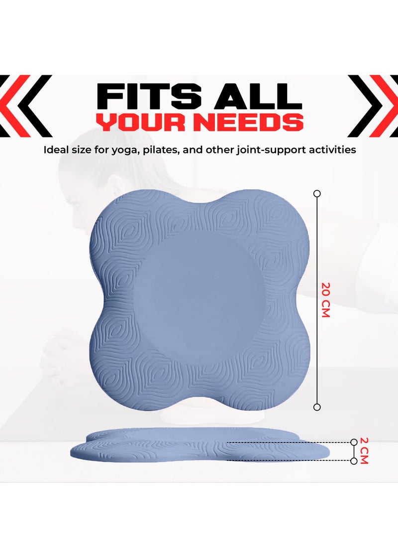 2PCS Yoga Knee Pads for Women & Men, Extra Thick Foam Exercise Pads, Non-Slip Gym Cushion for Knees, Elbows & Hands, Lightweight & Durable Workout Accessories, Yoga Essentials (Blue) - pzsku/Z8A0CA7F4E555488750CAZ/45/_/1735016818/89cd60ce-b802-4edb-9f54-192a37a63c85