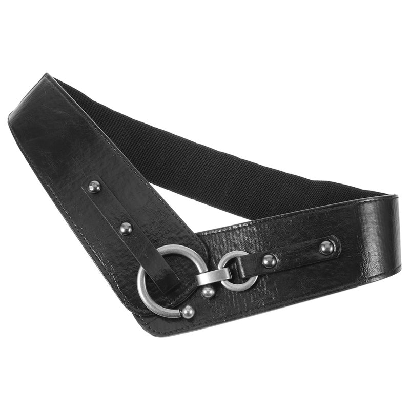 Women Elastic Belt Wide Waist Cinch Belt Fashionable Corset Belt for Women - Image 1