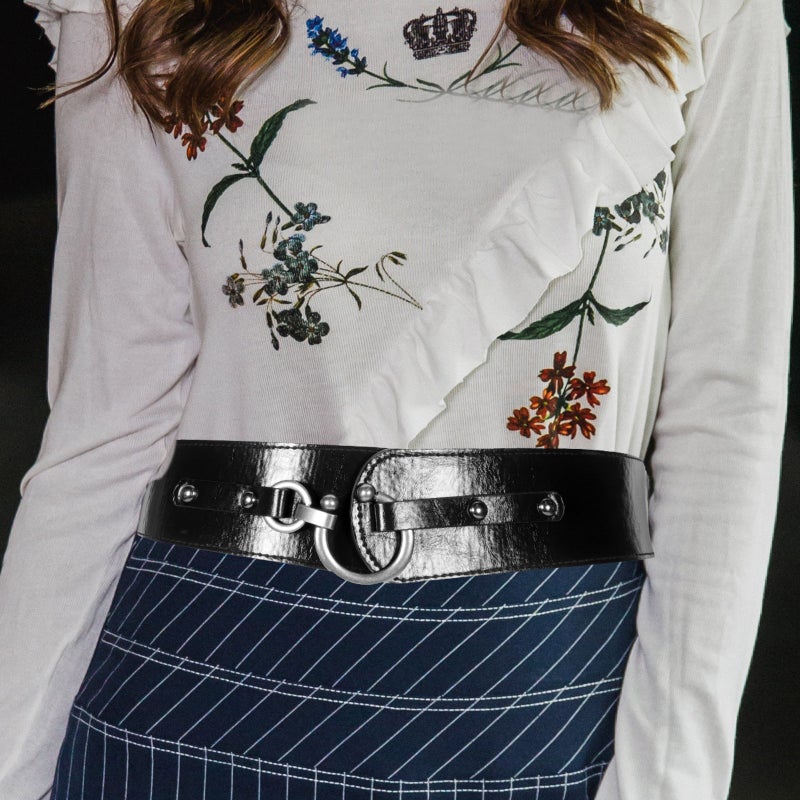 Women Elastic Belt Wide Waist Cinch Belt Fashionable Corset Belt for Women - Image 3